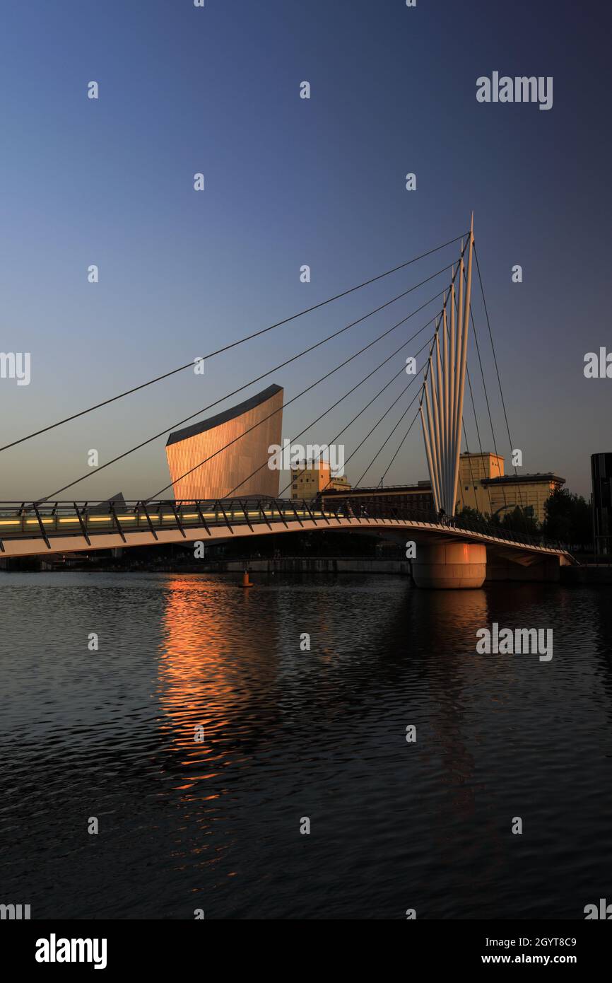 Das Imperial War Museum North, Trafford Wharf, Manchester, Lancashire, England, VEREINIGTES KÖNIGREICH Stockfoto