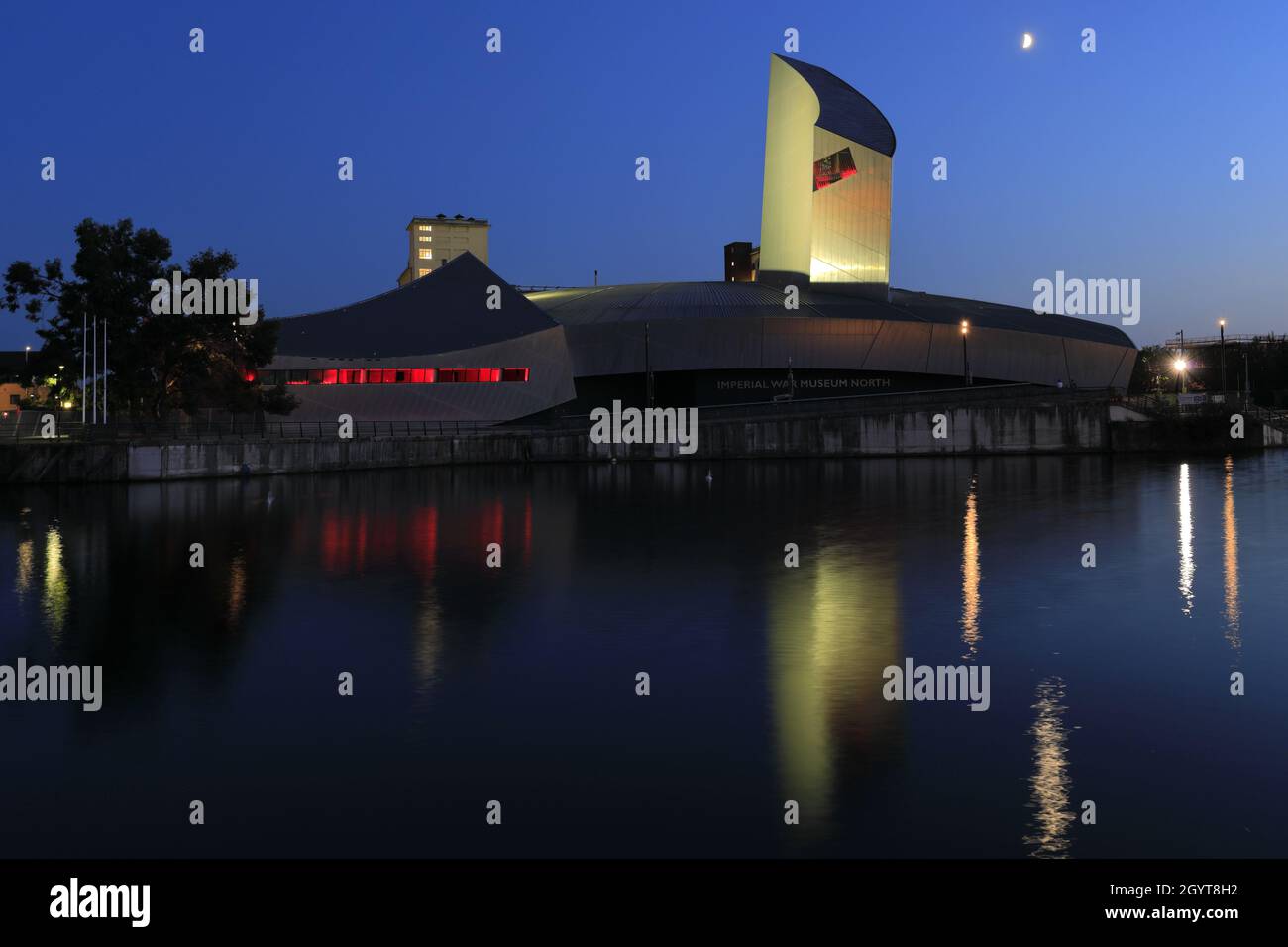 Das Imperial War Museum North, Trafford Wharf, Manchester, Lancashire, England, VEREINIGTES KÖNIGREICH Stockfoto