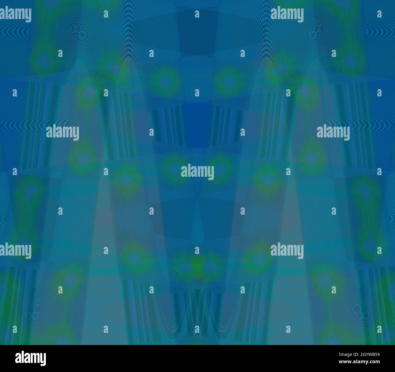 Eine abstrakte Wellig psychedelischen Hintergrundbild. Stockfoto