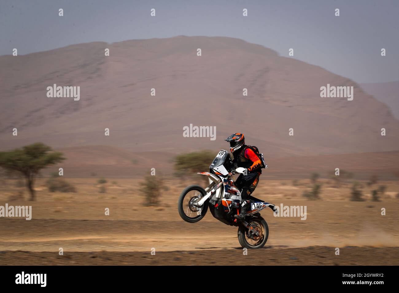 149 Nachmani Gad (prt), KTM 450 Aventura Touareg, Aktion während der Rallye du Maroc 2021, vom 8. Bis 13. Oktober 2021 in Zagora, Marokko - Foto Frédéric Le Floc'h / DPPI Stockfoto