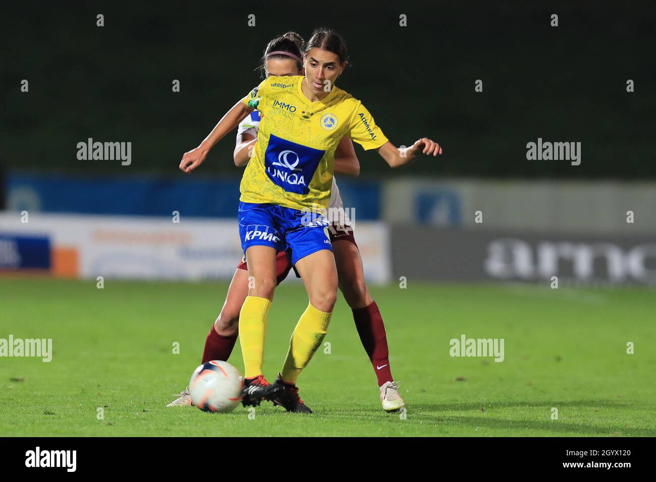 Fatma Sahin im Einsatz beim Planet Pure Frauen Bundesliga-Spiel First Vienna FC gegen SKN St. Polen Frauen in Wien Österreich Stockfoto