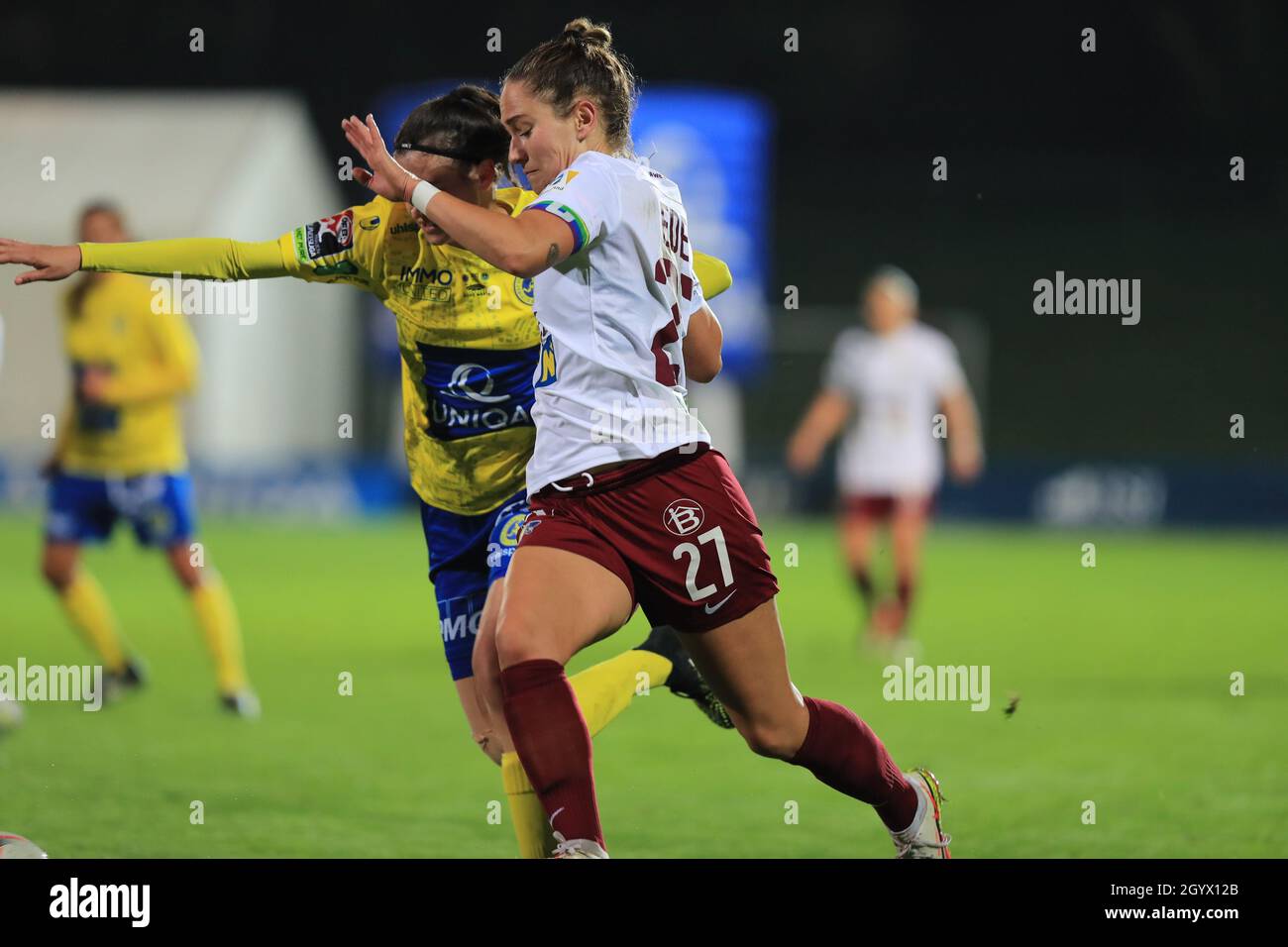 Jasmin Eder im Einsatz beim ersten Bundesliga-Spiel von Planet Pure Frauen gegen SKN St. Polen Frauen in Wien Österreich Stockfoto