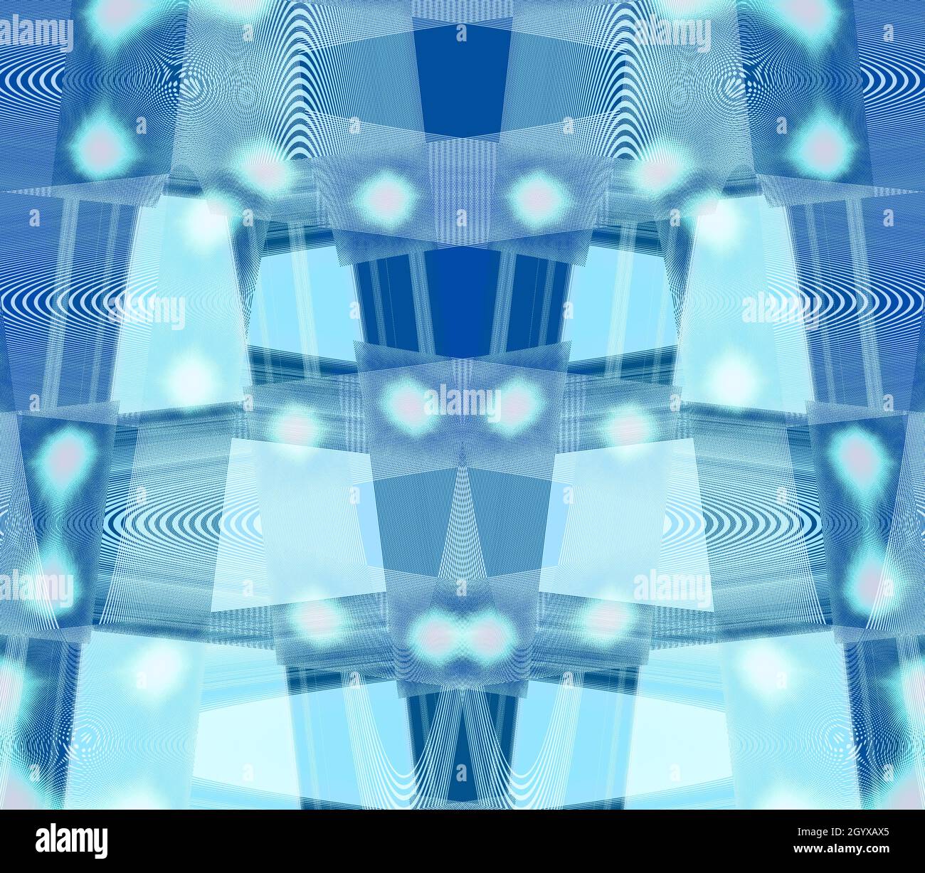 Eine abstrakte Wellig psychedelischen Hintergrundbild. Stockfoto