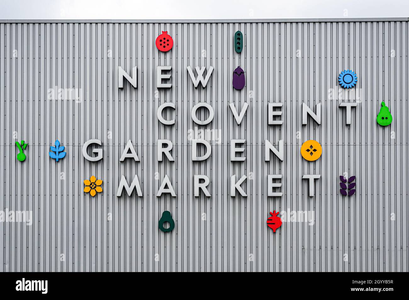 New Covent Garden Market in Nine Elms, London England Vereinigtes Königreich Großbritannien Stockfoto