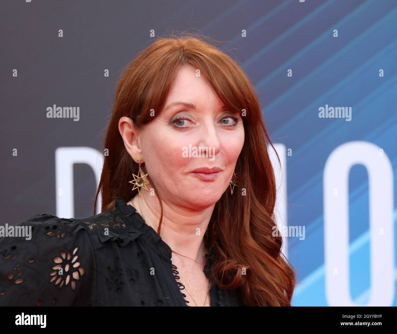 Elizabeth Berrington, Letzte Nacht in Soho, 65. BFI London Film Festival, Royal Festival Hall - Southbank Centre, London, Großbritannien, 09. Oktober 2021, Foto von Stockfoto