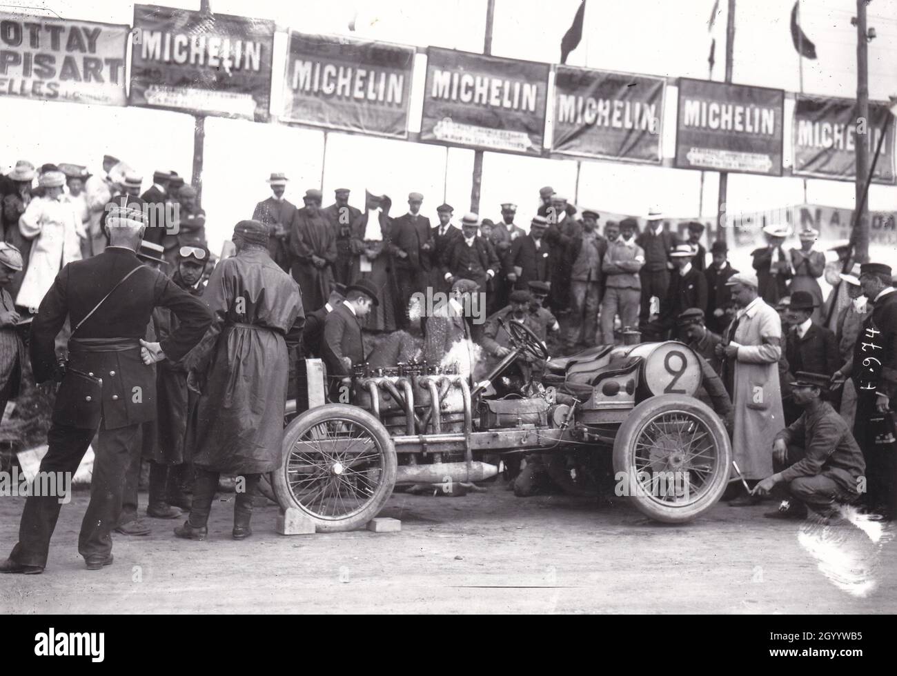 Vintage 1900er – Rennsport/Rallye der 1920er Jahre. Stockfoto