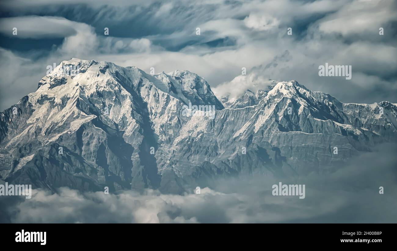 Annapurna Range im Himalaya, Nepal Stockfoto