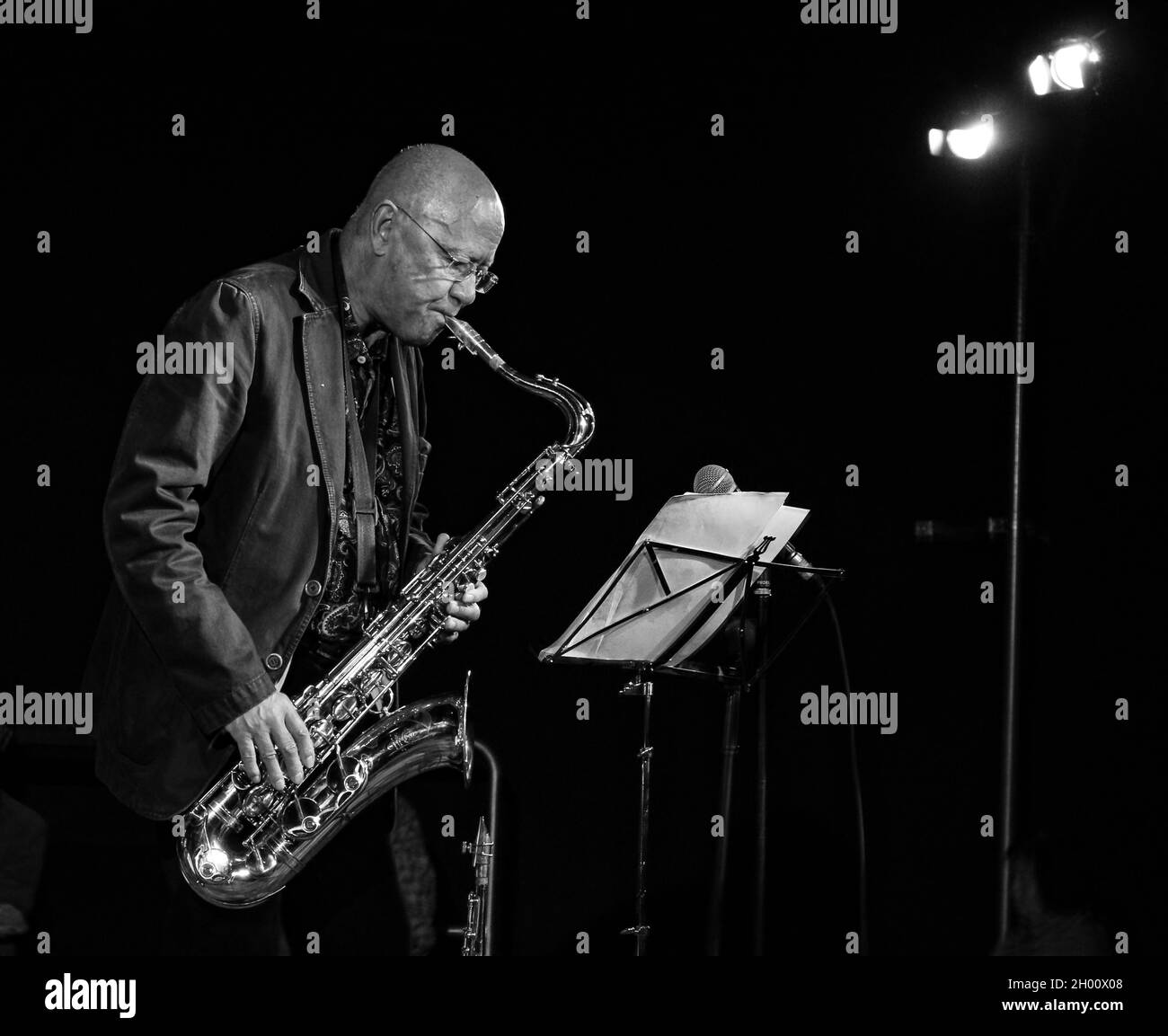 Art Themes mit seinem Quartett im Herts Jazz Club in St. Albans Stockfoto