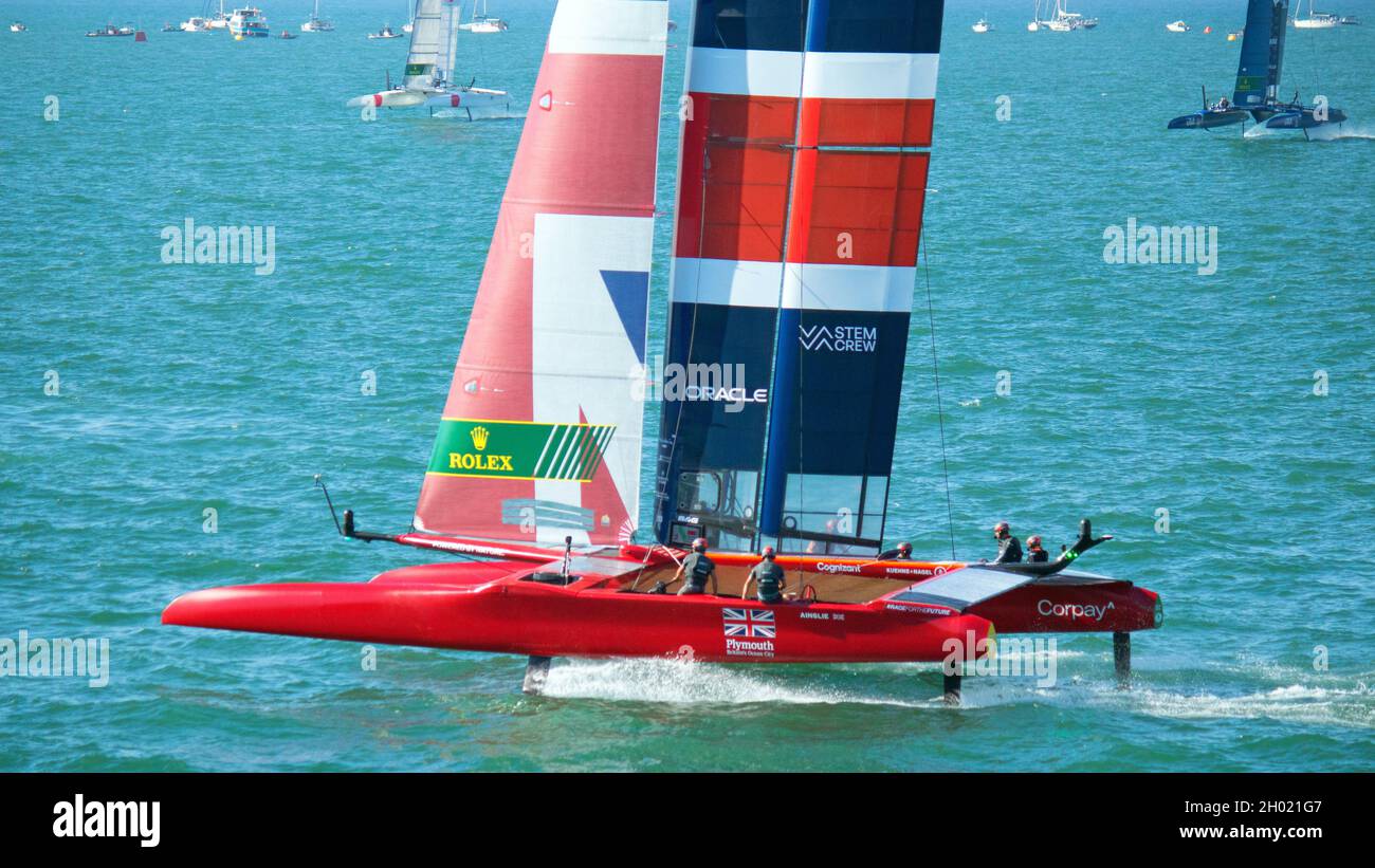 Sail GP in der Saison 2021 Stockfoto