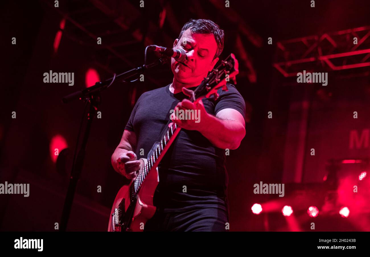 Bournemouth, Großbritannien. Oktober 2021. Manic Street Preachers an der O2 Academy, Bournemouth, Großbritannien. 10. Oktober 2021.Quelle: Charlie Raven/Alamy Live News Quelle: Charlie Raven/Alamy Live News Stockfoto