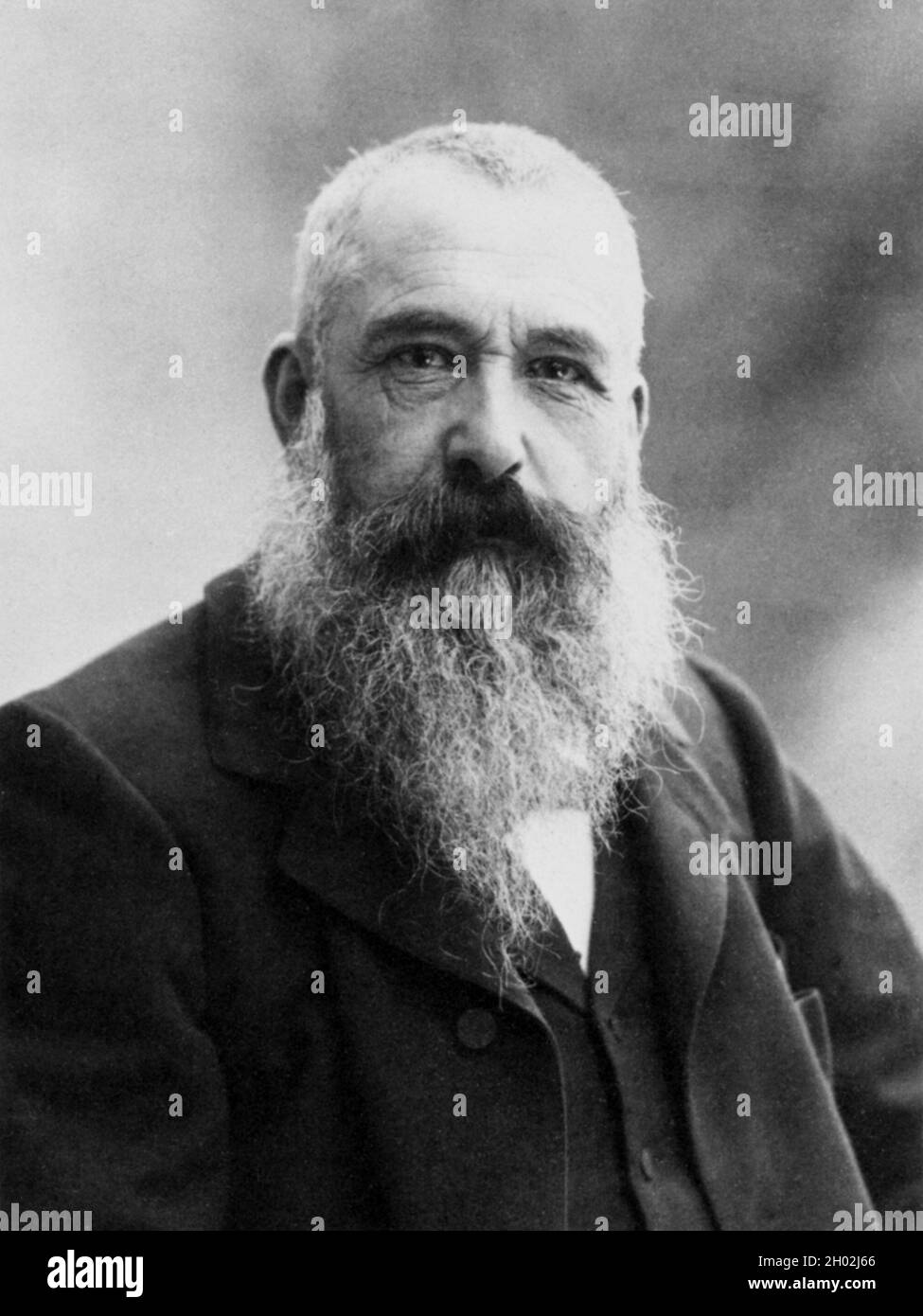 Ein Porträt von Claude Monet im Jahr 1899 (59 Jahre) Stockfoto