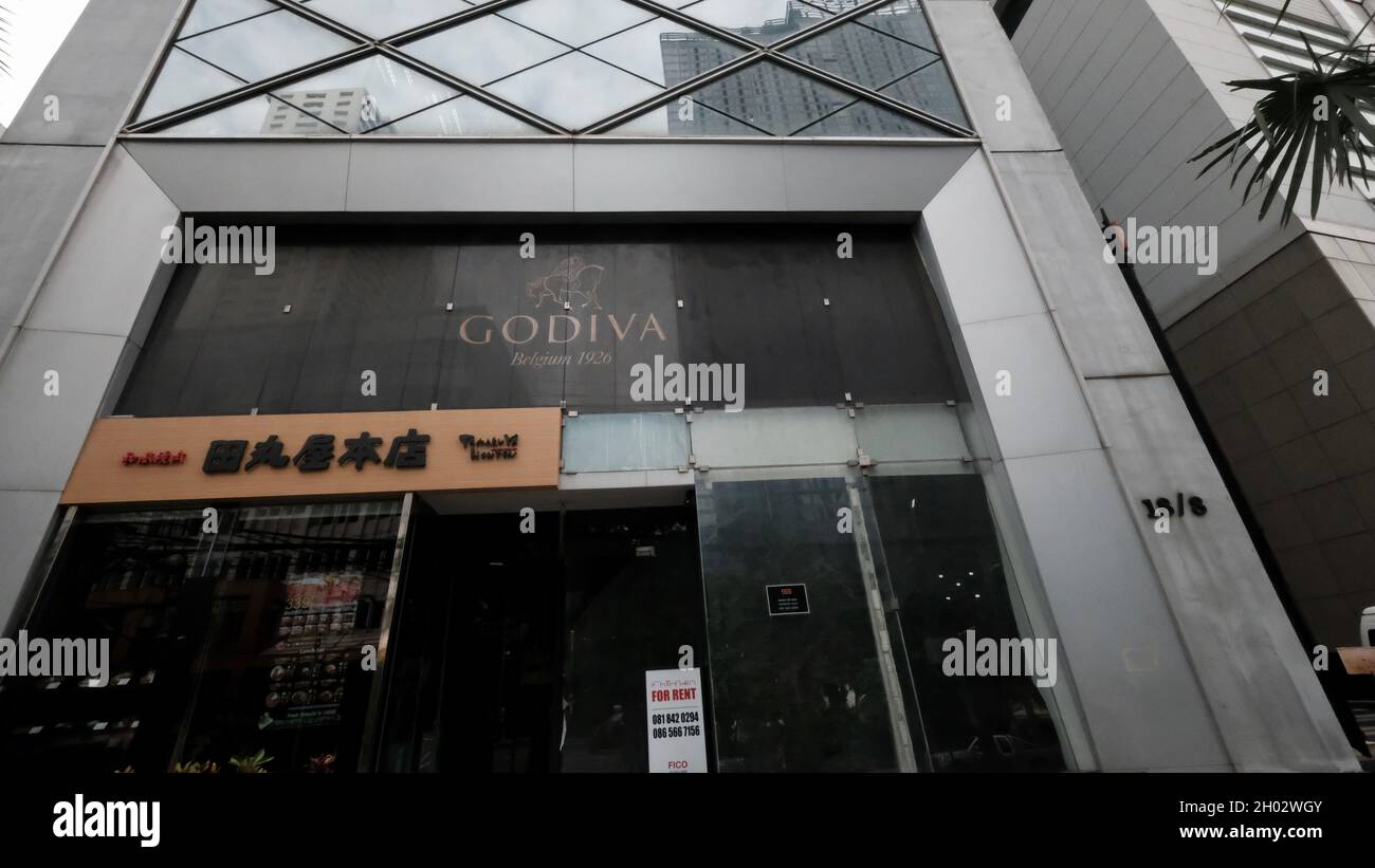 Asoke Road Sukhumvit Soi 21 Bangkok Thailand Stockfoto