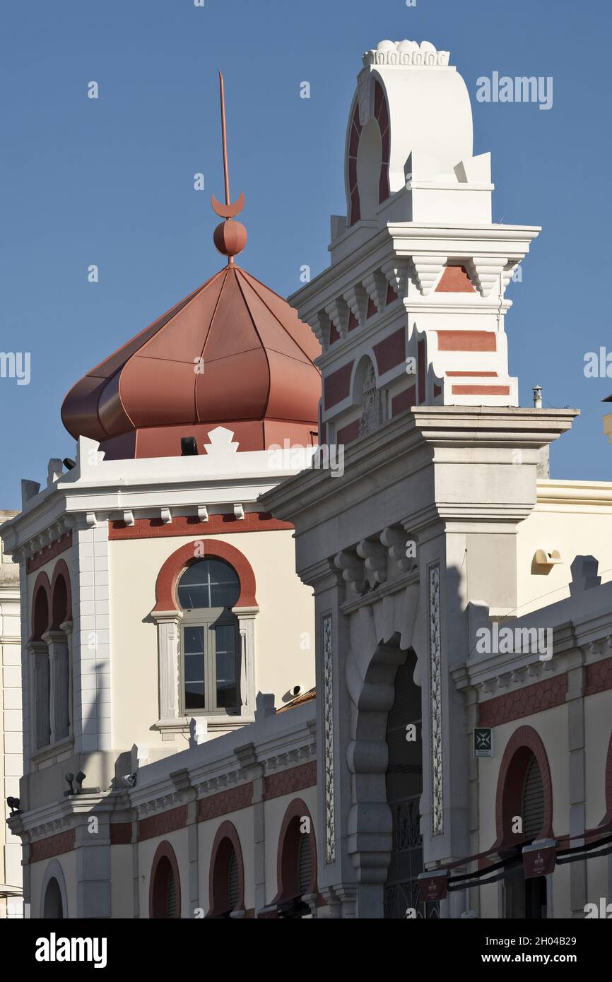 Details Der Alten Maurischen Markthalle In Loulé, Portugal Stockfoto