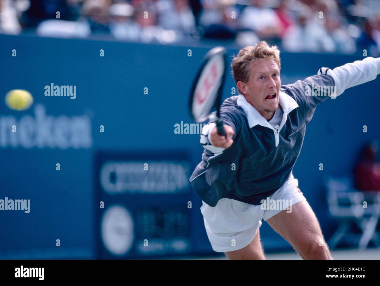 Der schwedische Tennisspieler Jonas Bjorkman, US Open 1998 Stockfoto