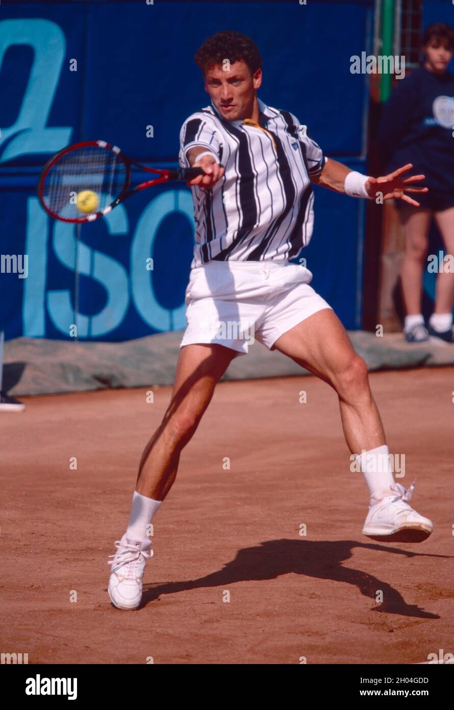 Italienischer Tennisspieler Marzio Martelli, Internationale sizilianische Meisterschaft, Italien 1996 Stockfoto
