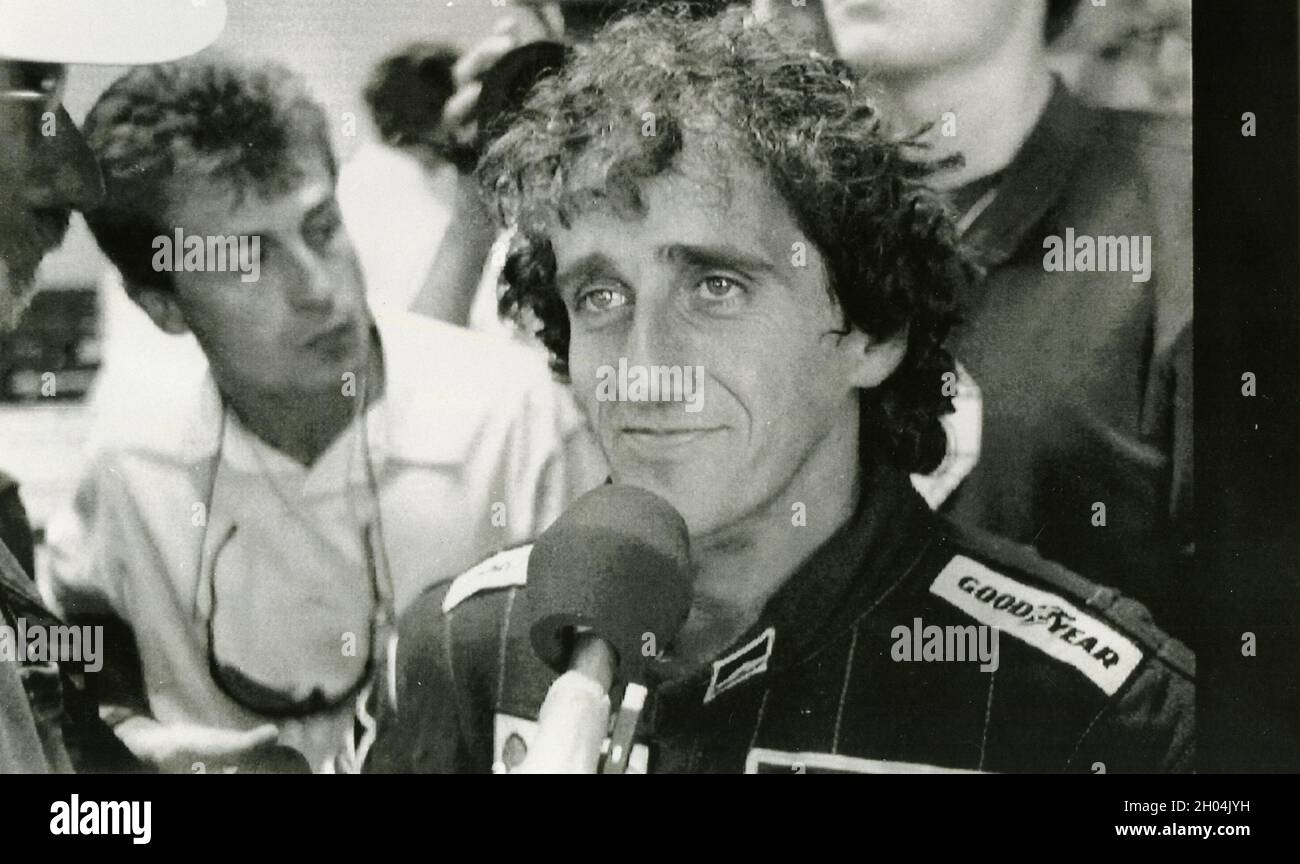 Französischer Rennfahrer Alain Prost, Gran Prix von Australien 1989 Stockfoto