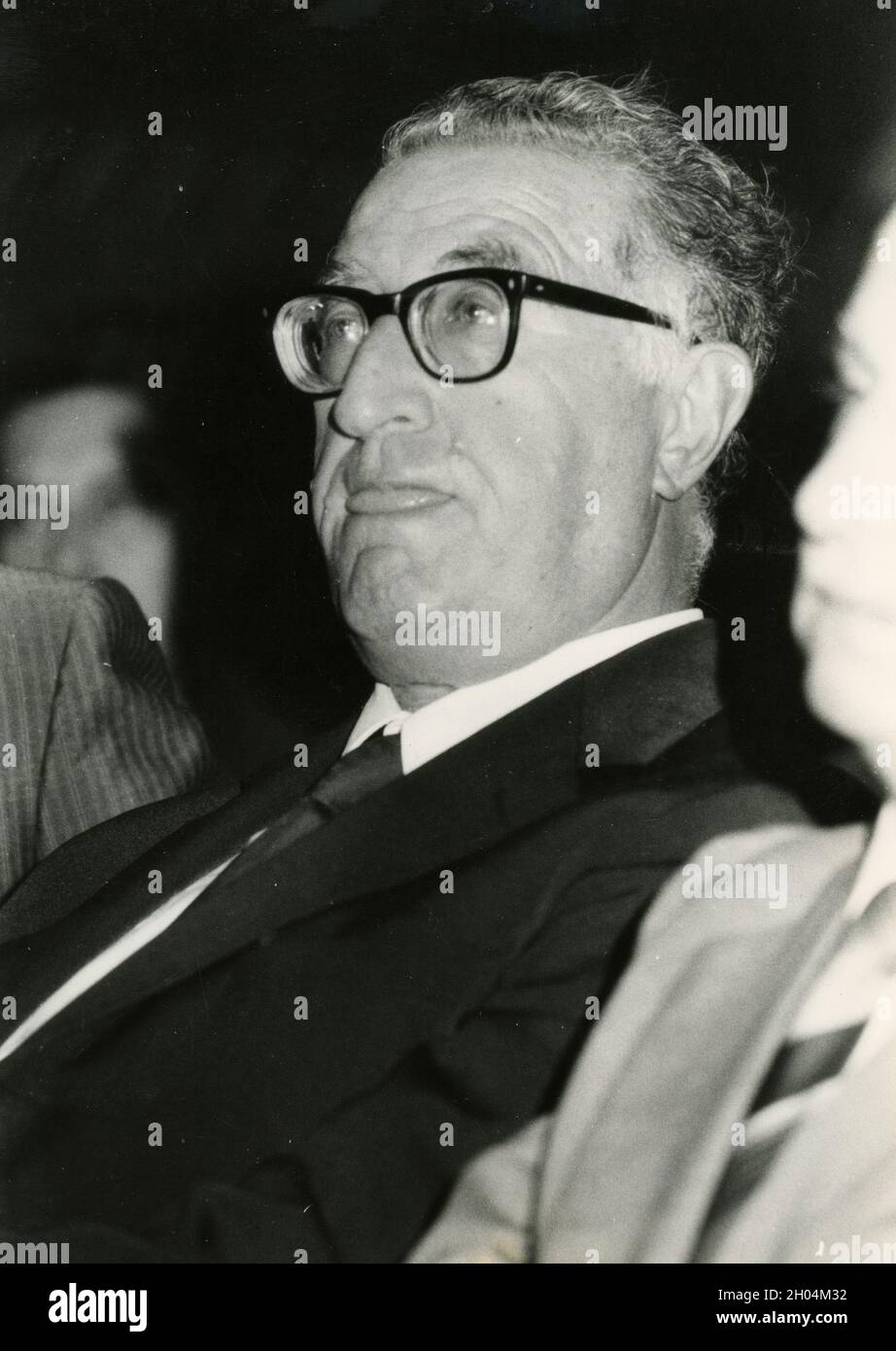 Italienischer Richter Corrado Ruggiero, 1980er Jahre Stockfoto