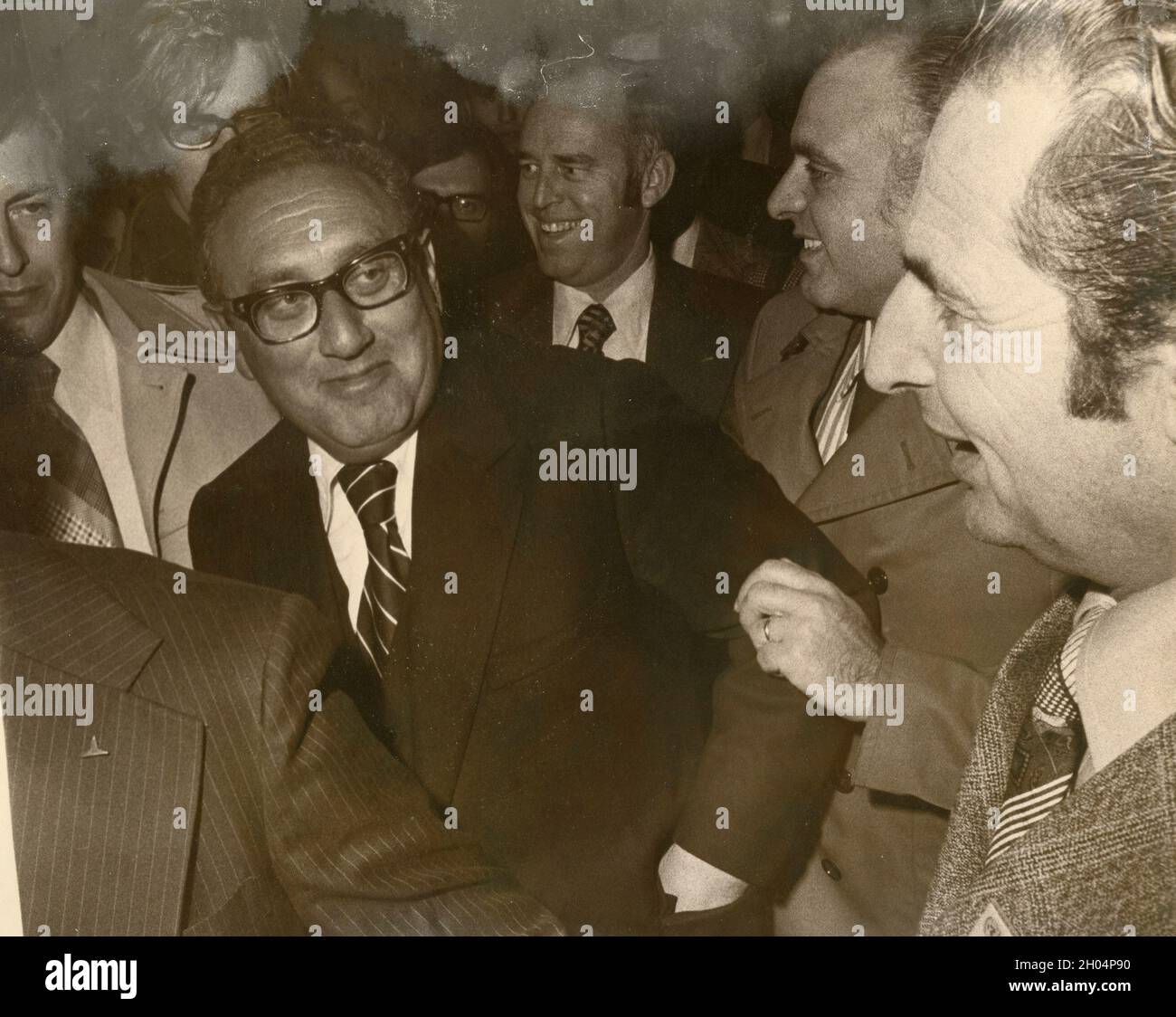 Der amerikanische Politiker und Außenminister Henry Kissinger, 1970er Jahre Stockfoto