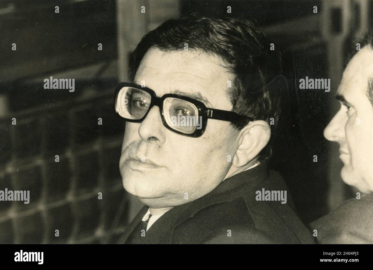 Der italienische Politiker Mauro Bubbico, 70er Jahre Stockfoto