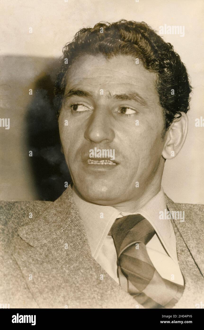 Französisch (Schweiz?) Politiker (?) Jaccoud, 70er Jahre Stockfoto