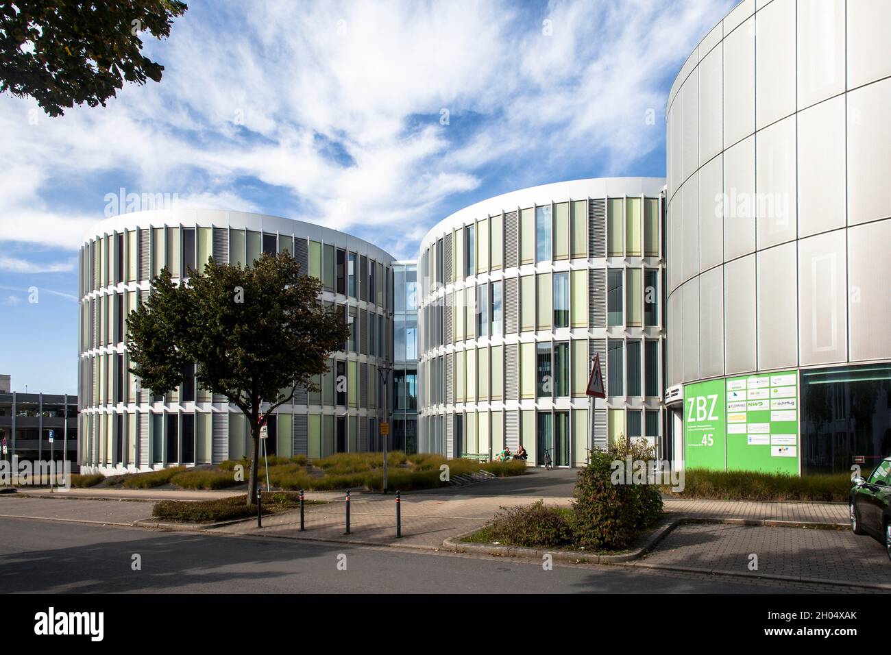 Das Zentrum für zahnärztliche und biowissenschaftliche Forschung Witten (ZBZ), Witten, Nordrhein-Westfalen, Deutschland. Zahnmedizinisch-Biowissenschaftliches Forschung Stockfoto