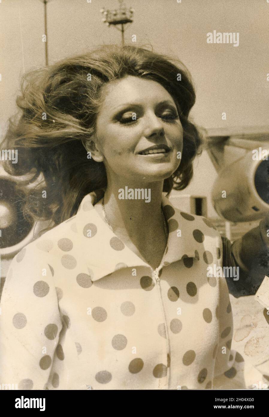 Die italienische Schauspielerin Sylva Koscina, 1970er Jahre Stockfoto