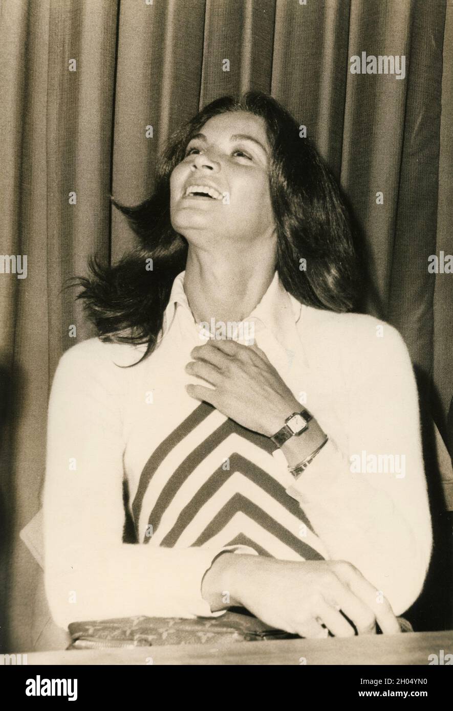 Die brasilianische Schauspielerin Florinda Bolkan, 1970er Jahre Stockfoto