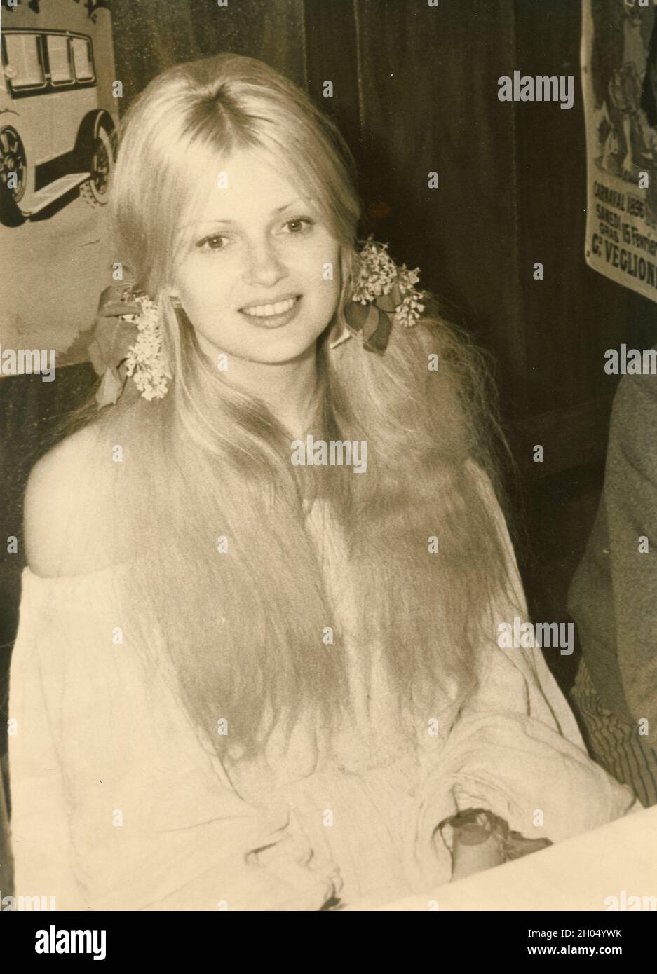 Die amerikanische Film- und Fernsehschauspielerin Pamela Tiffin, 1970er Jahre Stockfoto