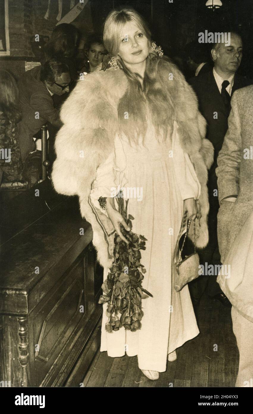 Die amerikanische Film- und Fernsehschauspielerin Pamela Tiffin, 1970er Jahre Stockfoto