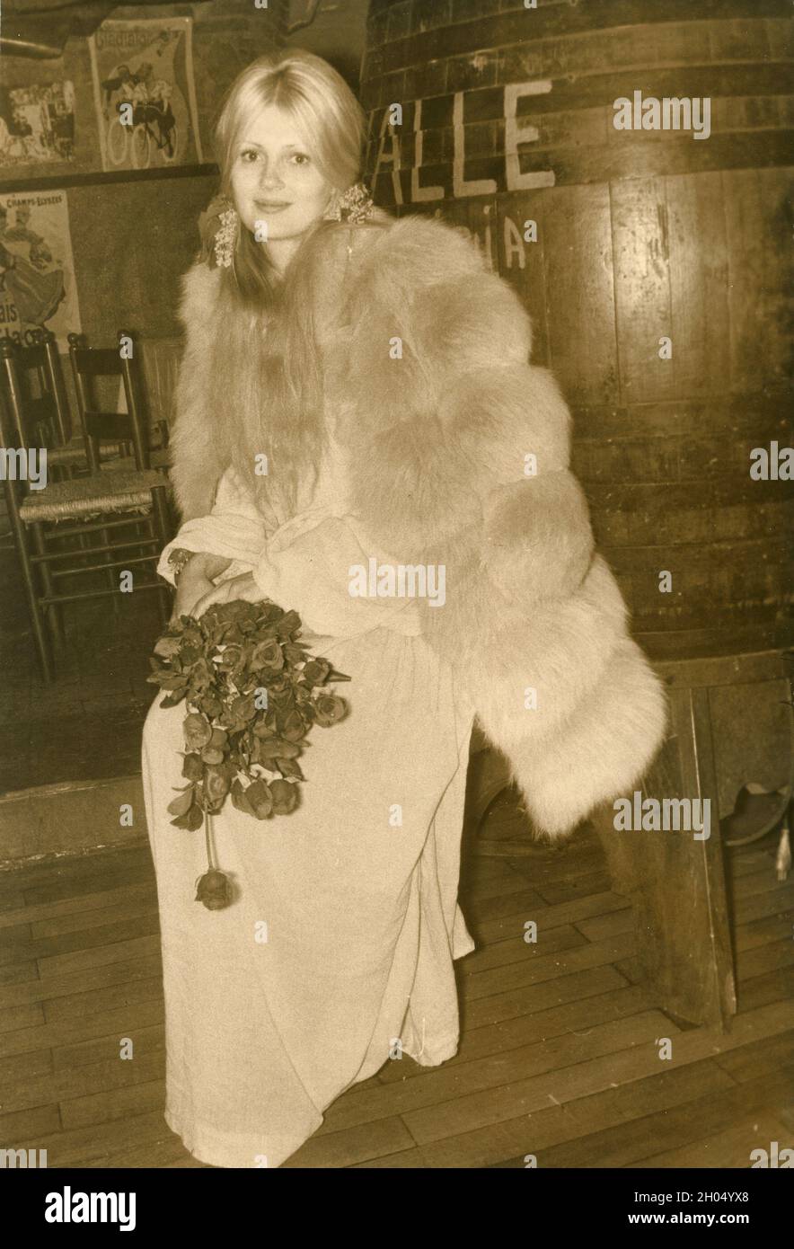 Die amerikanische Film- und Fernsehschauspielerin Pamela Tiffin, 1970er Jahre Stockfoto