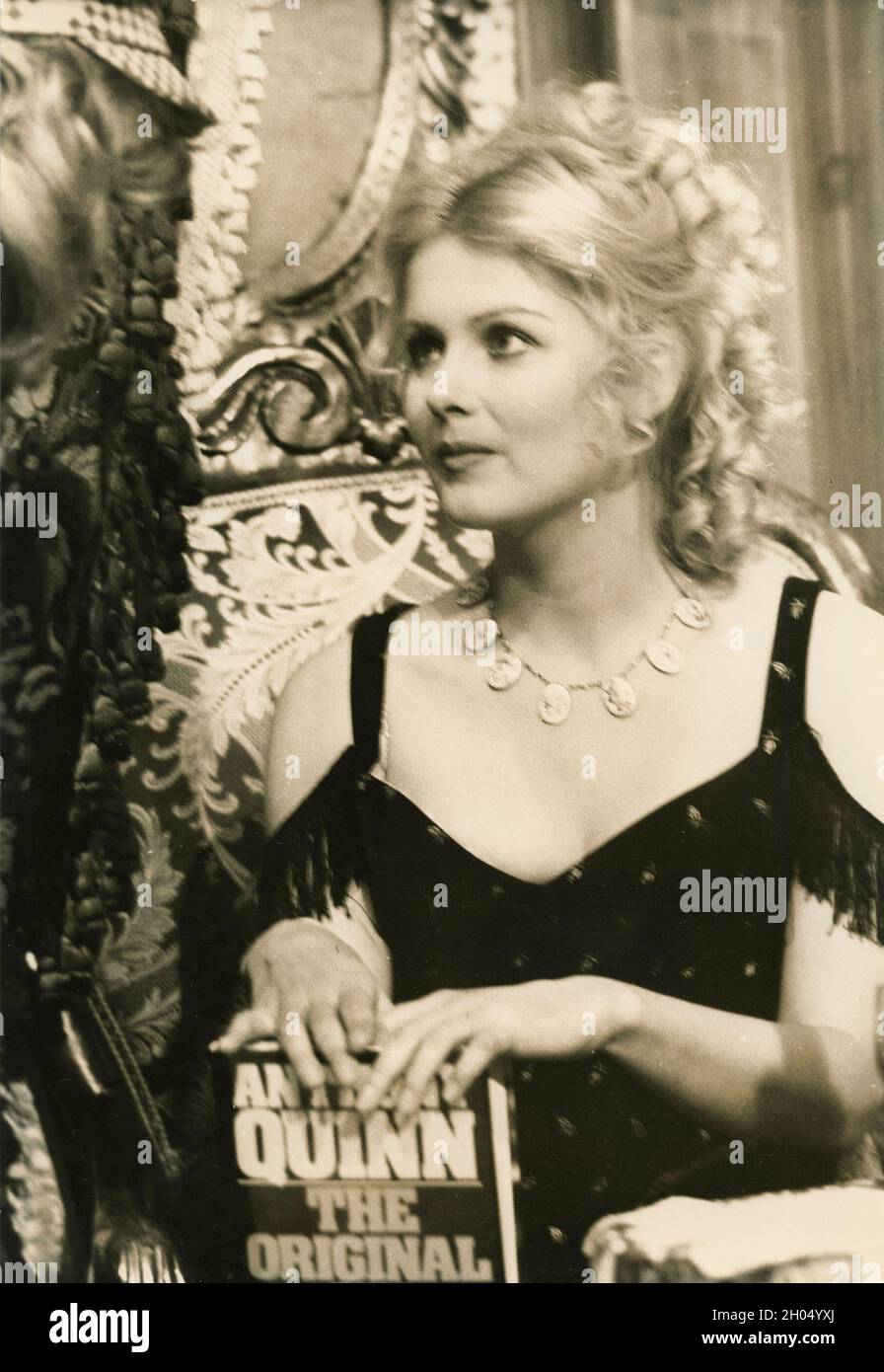 Die amerikanische Film- und Fernsehschauspielerin Pamela Tiffin, 1970er Jahre Stockfoto