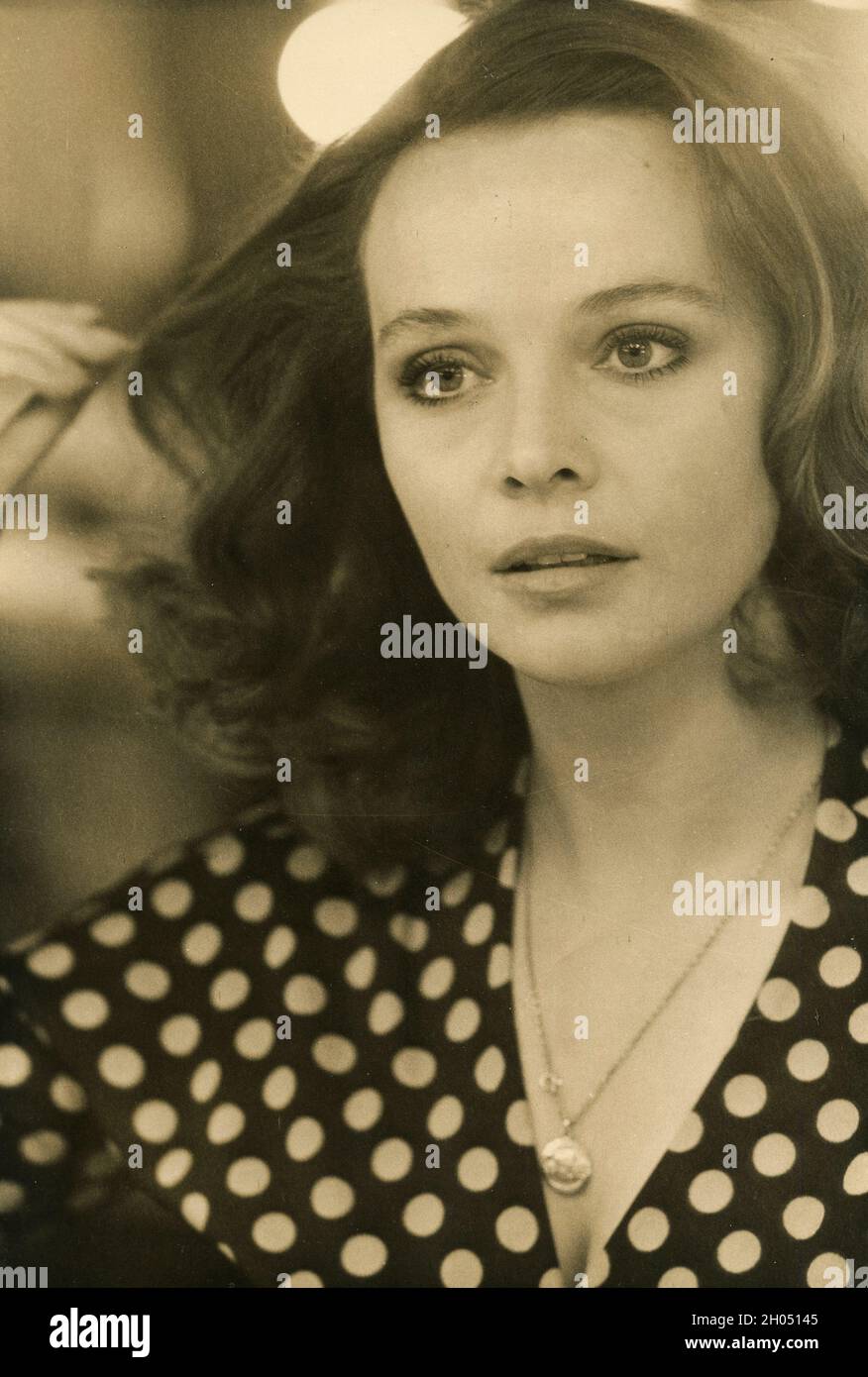 Die italienische Schauspielerin Laura Antonelli, 1970er Jahre Stockfoto