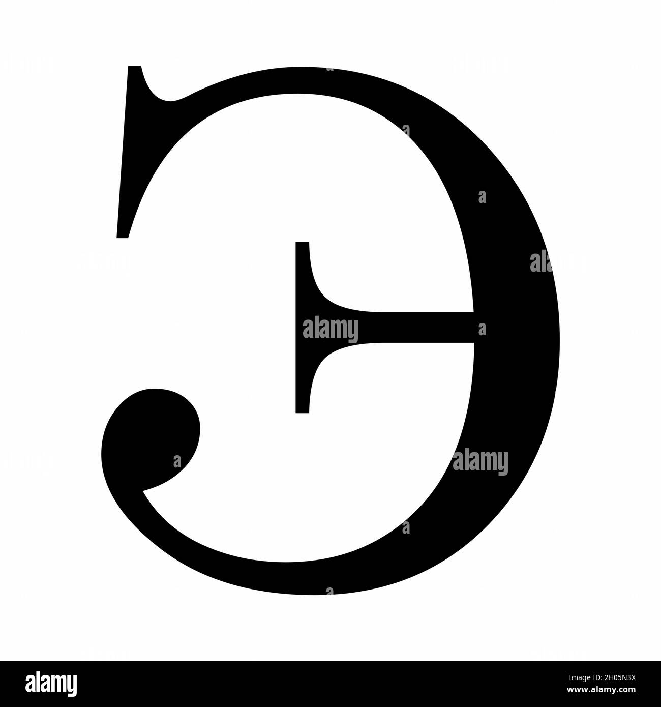 Masseneinheit der Skrupel-Alchemie auf weißem Hintergrund isoliert Stock Vektor