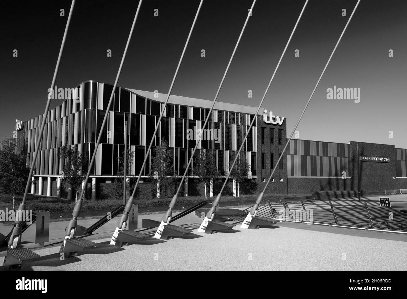 Die ITV Studios, Salford Quays, Manchester, Lancashire, England, VEREINIGTES KÖNIGREICH Stockfoto