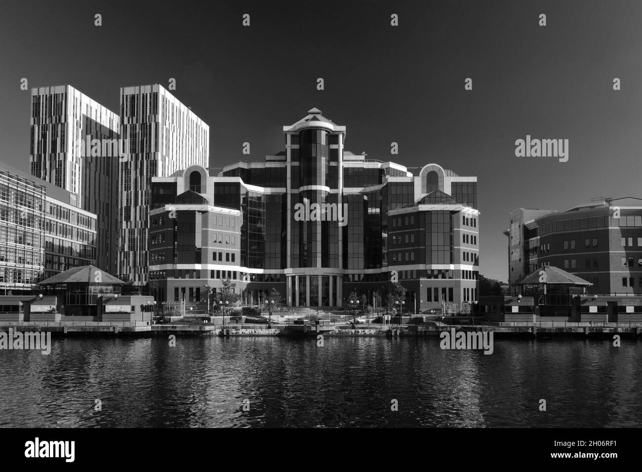 Das Erie-Becken, Salford Quays, Manchester, Lancashire, England, VEREINIGTES KÖNIGREICH Stockfoto