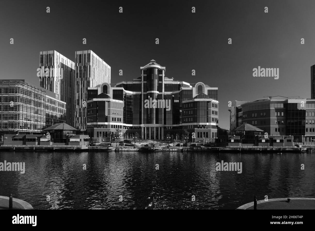 Das Erie-Becken, Salford Quays, Manchester, Lancashire, England, VEREINIGTES KÖNIGREICH Stockfoto