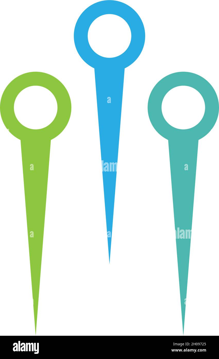 Vektorvorlage für das Logo der Schaltungstechnik Stock Vektor