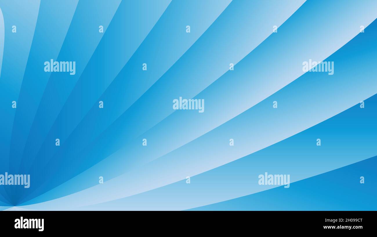 Blauer abstrakter Hintergrund und weiße wellenförmige Linien. Website-Design Stock Vektor