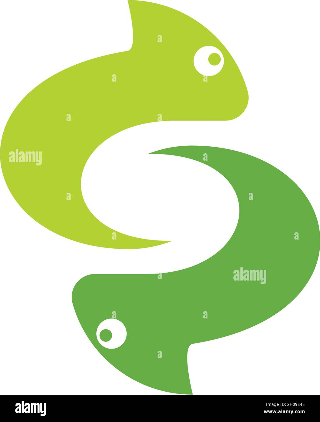 chameleon Logo Vektor Illustration Vorlage Stock Vektor