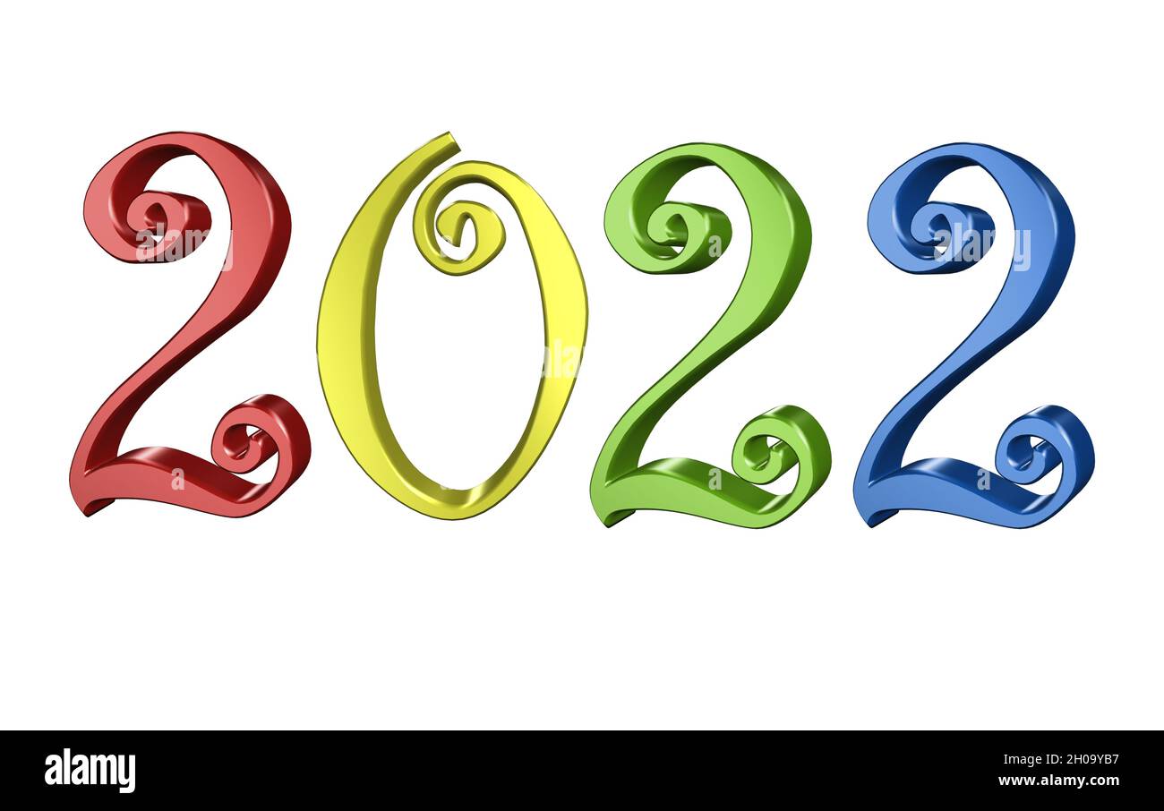 2022 Frohes Neues Jahr Ausgeschnittene Stockfotos Und Bilder Alamy