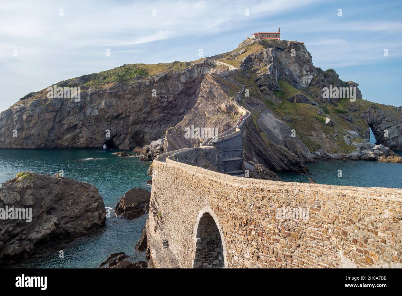Einsiedelei San Juan de Gaztelugatxe im Baskenland, Spanien Stockfoto