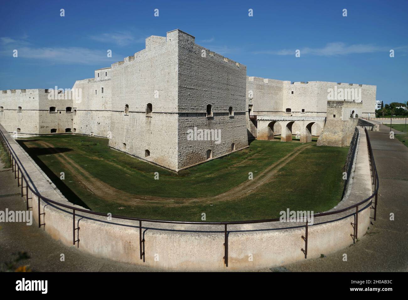 Schwäbische Burg von Barletta, Apulien, Italien, Europa Stockfoto