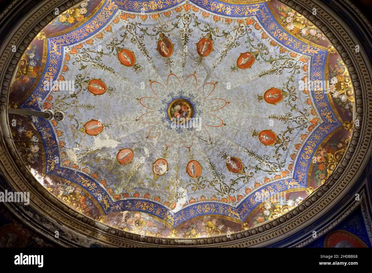 Städtische Kunstgalerie, Galerie Für Zeitgenössische Kunst, Fresko, Jesi, Marken, Italien, Europa Stockfoto