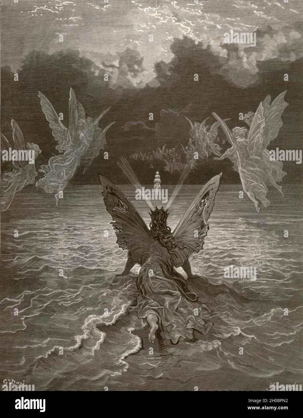 Illustration von Rime of the Ancient Mariner - Samuel Taylor Coleridge Stockfoto