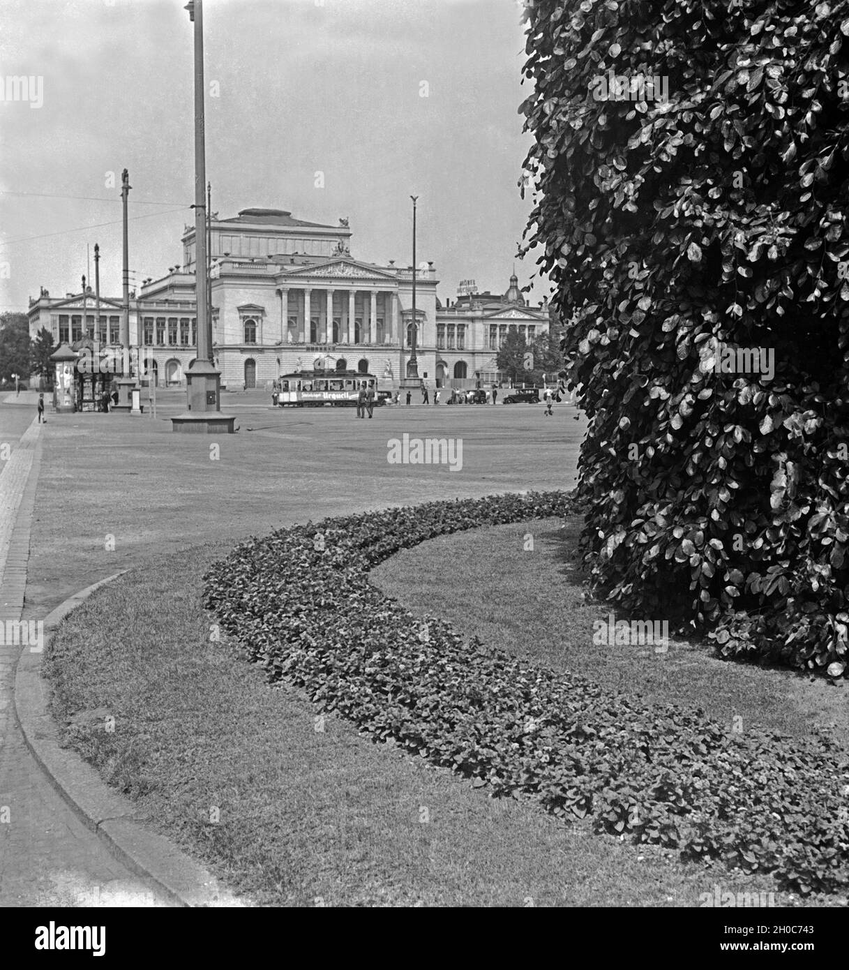 Oper Sterben in Leipzig, Deutschland 1930er Jahre. Die Oper Leipzig, Deutschland 1930. Stockfoto