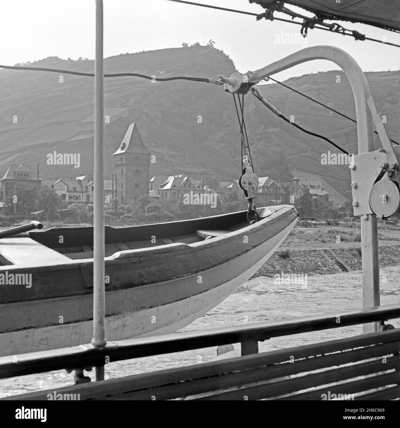 Mein Schiff der weißen Flotte der Köln Düsseldorfer vor Bacharach