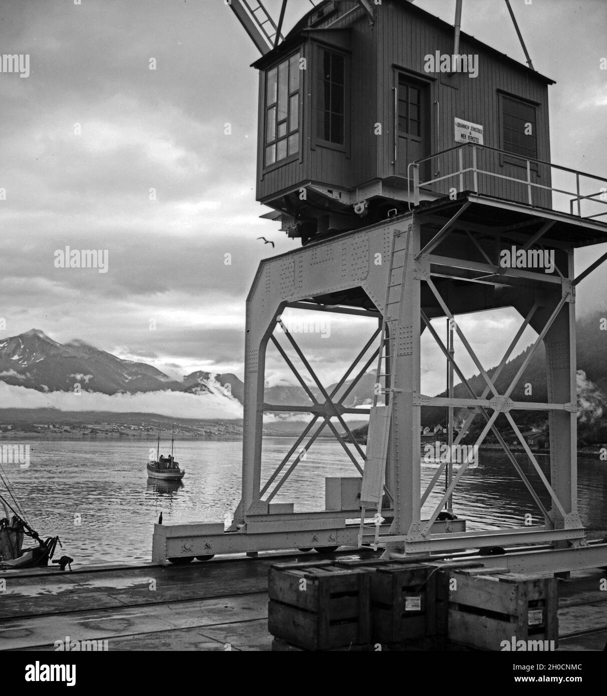 Impression einer Reise nach Norwegen, 1930er Jahre. Eine Reise nach Norwegen, 1930er Jahre. Stockfoto