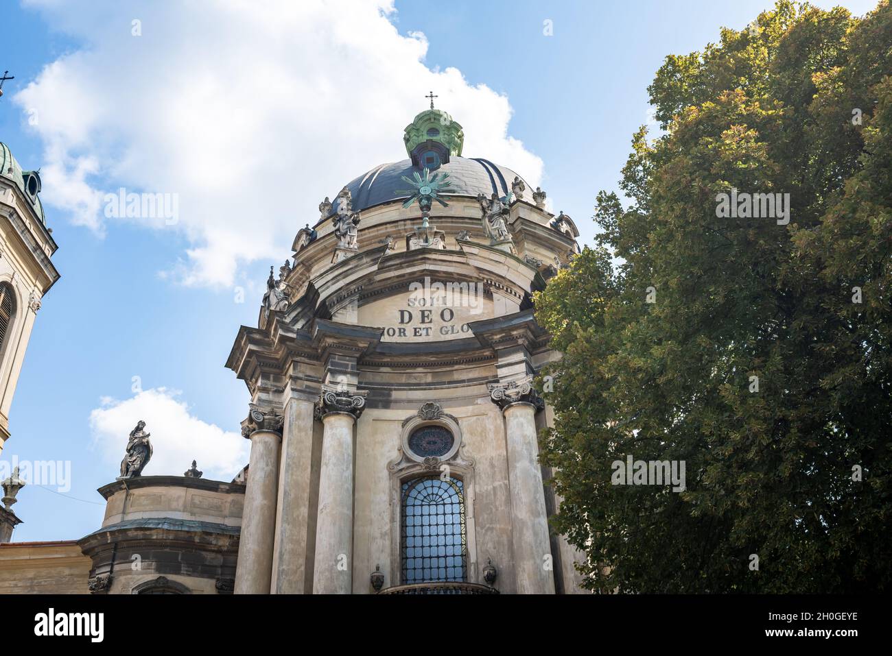 Dominikanische Kirche und Kloster - Lviv, Ukraine Stockfoto