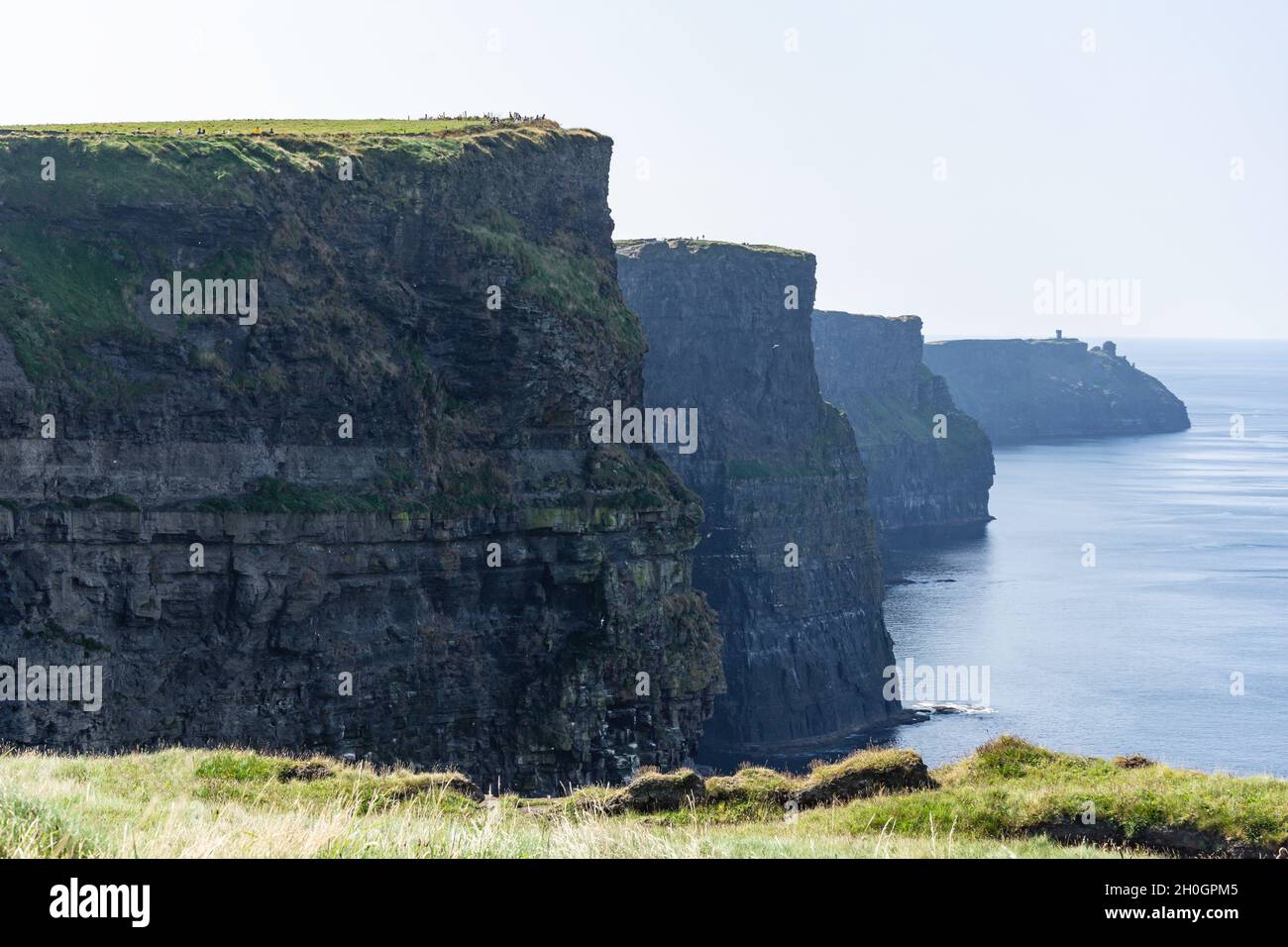Cliffs of Moher (Aillte an Mhothair), Lahinch, County Clare, Republik Irland Stockfoto