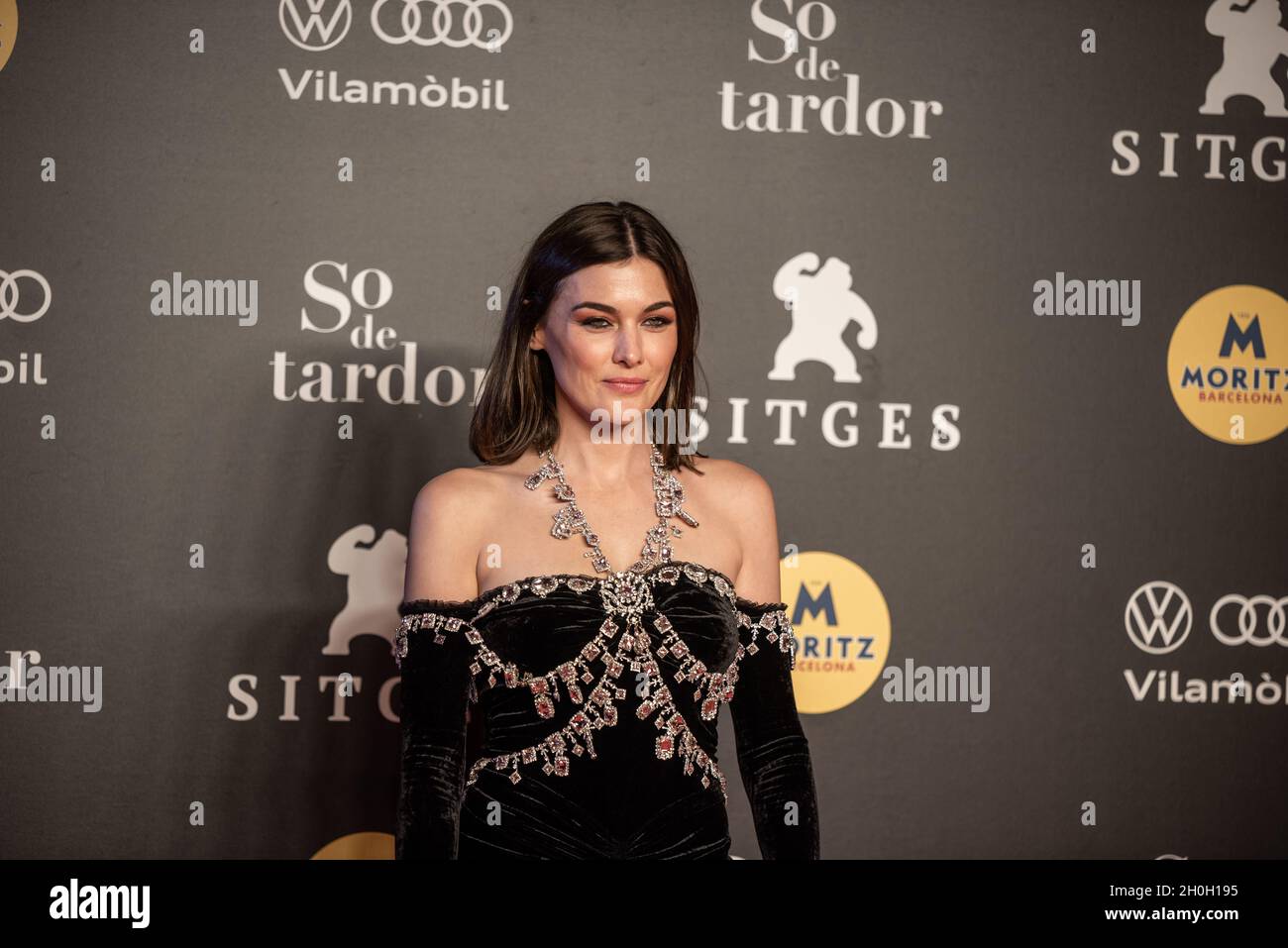 Marta Nieto la actriz brillo en sitges Festival de este año, Festival internacional de Cine fantástico 2021 Stockfoto